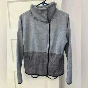 Champion brand grey turtleneck style‎ zip up sweatshirt